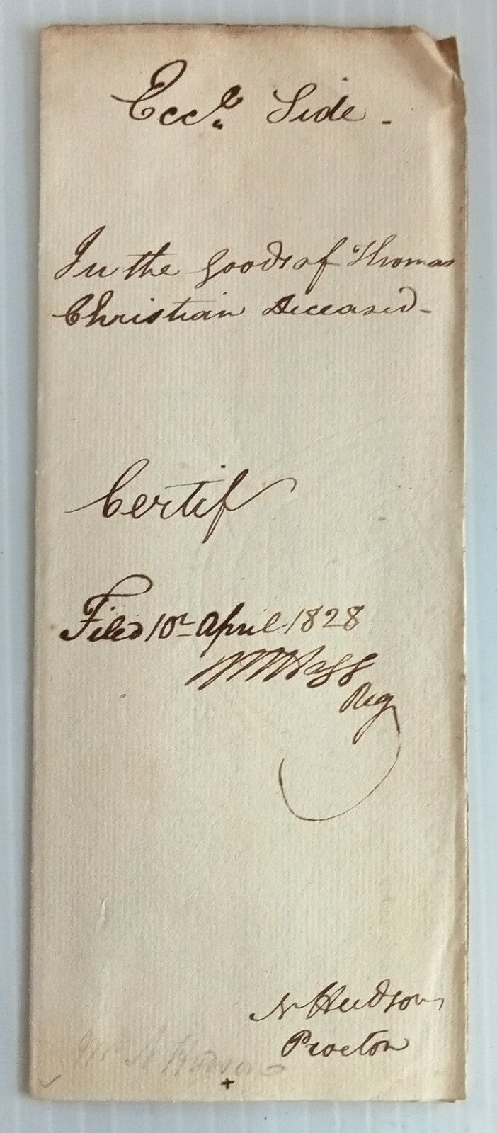 AOP India 1828 Supreme Court, Fort Williams, Calcutta document