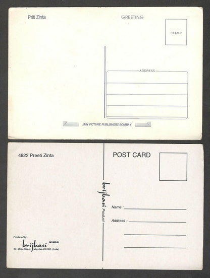 Bollywood PRITI ZINTA postcards (5)