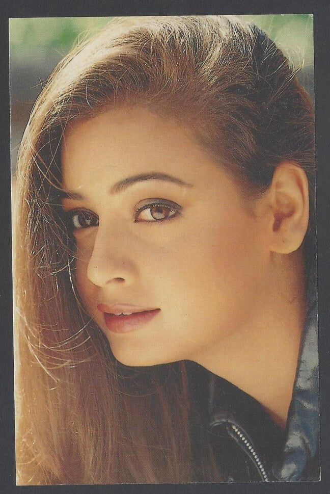 AOP India Bollywood  DIA MIRZA vintage postcard