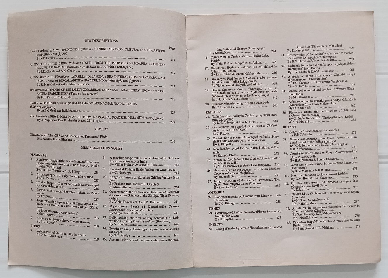 AOP India JOURNAL OF THE BOMBAY NATURAL HISTORY SOCIETY August 1989