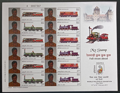 India 2011 Personalized stamps set of 5 sheets MNH (5)