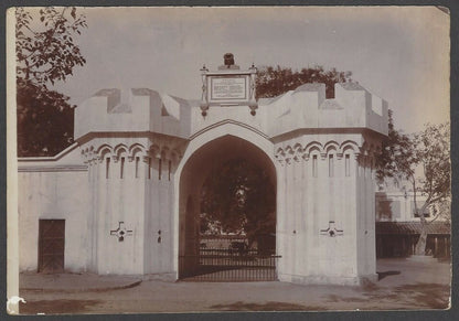 India vintage 1890’s photo Magazine Gate Delhi 10cm x 15cm
