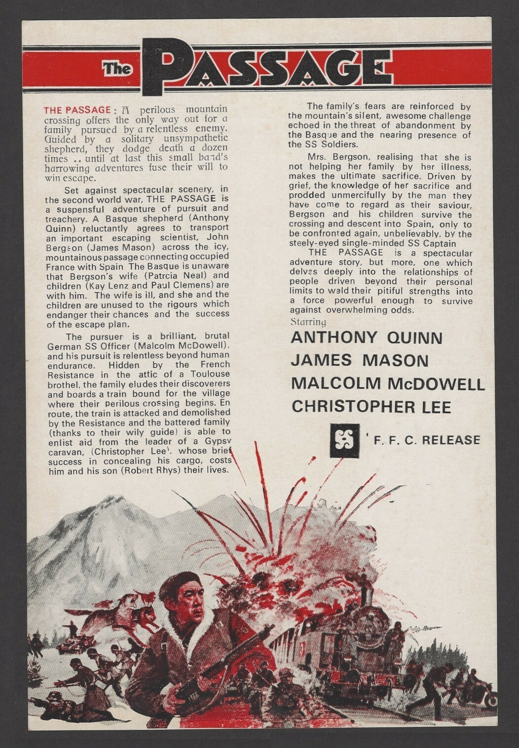 Hollywood Publicity cards for India – History movies