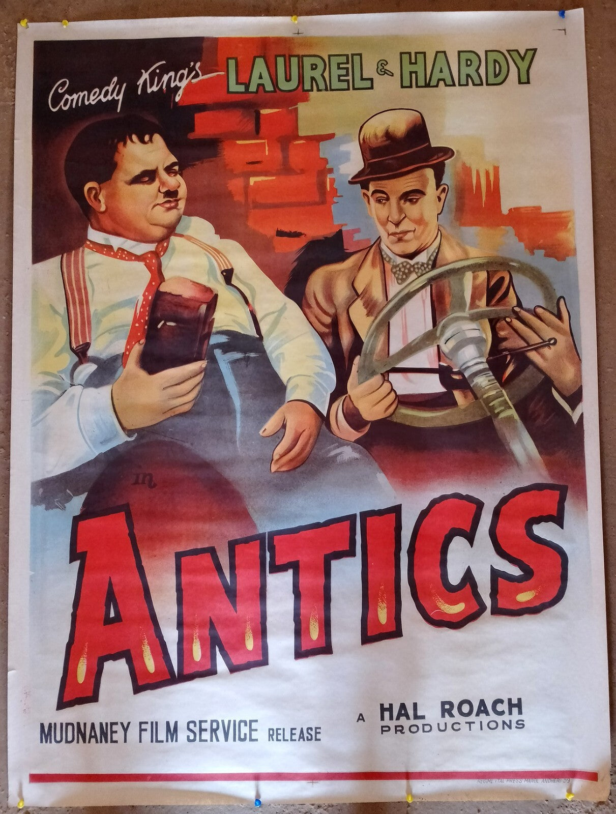 ANTICS 1996 1 sh India poster