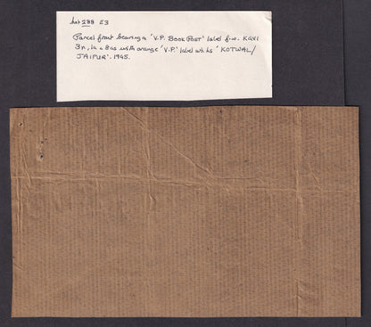 India King George VI VPP (Value Payable Post) = COD cover