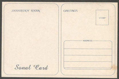 AOP India Bollywood vintage postcard SHAH RUKH KHAN