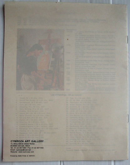 India Contemporary Art LISA BARSUMIAN 2002 Exhibition souvenir 2 pages
