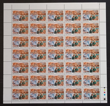 India 2009 Apollo Hospital sheet of 35 MNH