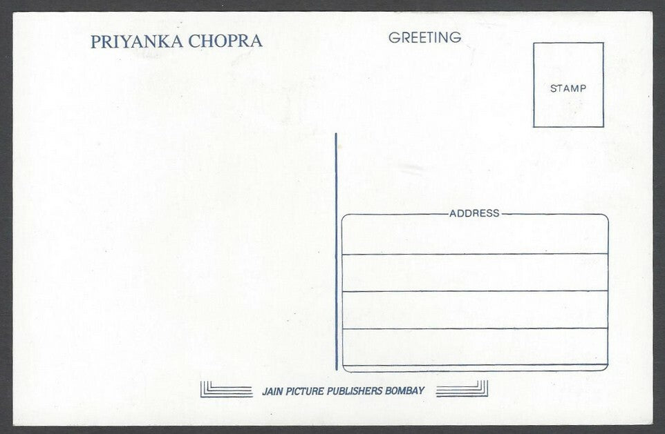 India Bollywood vintage postcards PRIYANKA CHOPRA (5)