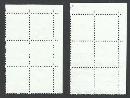 India 2017 Subramania Bharati 50p PRINTED IN WRONG COLOUR +error MNH block of 6