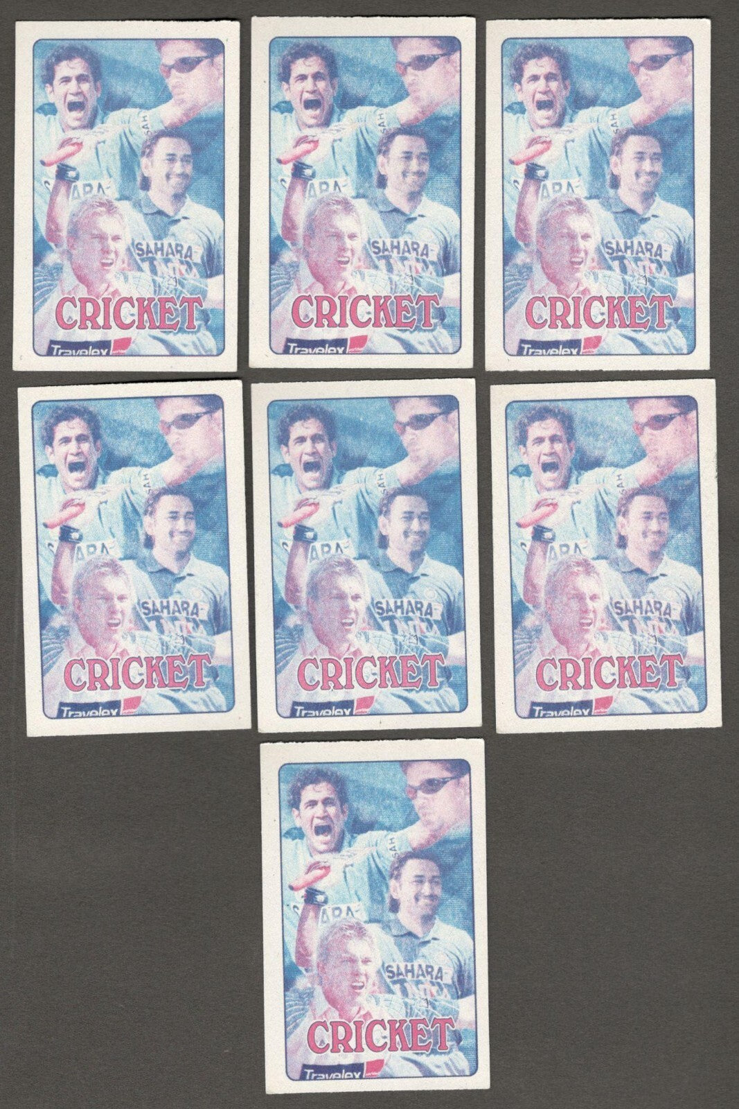 (AOP) India CRICKET Australian players trading cards with player statistics (7)