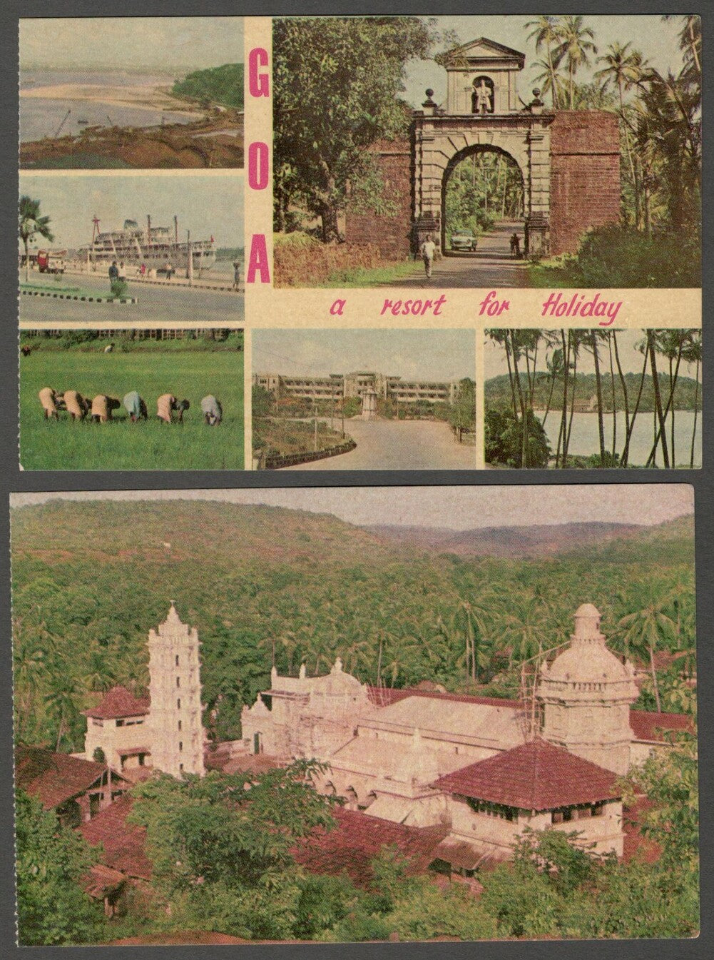 AOP India GOA vintage postcards (5)