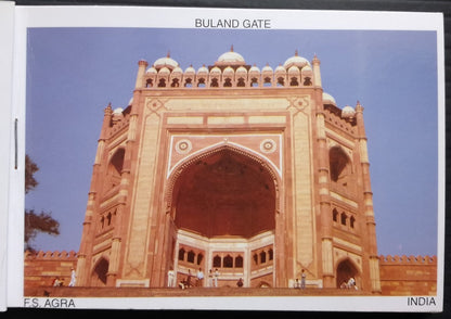 AOP India vintage booklet of 10 postcards - Fatehpur Sikhri