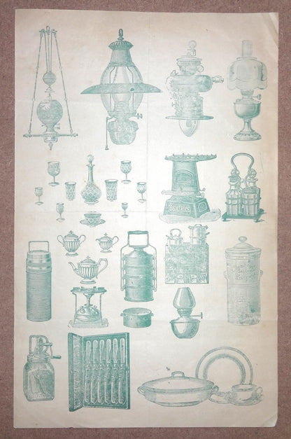 India 1920s Hamir Jamal & Co. Retail Store Illustrated Letterhead