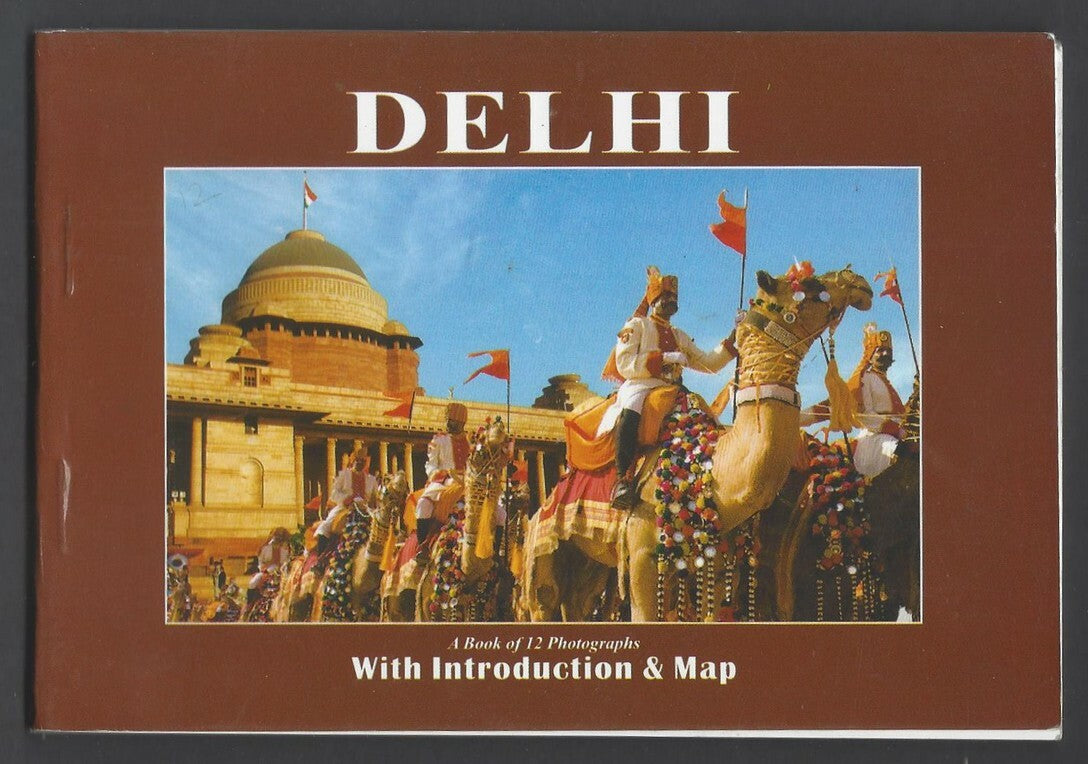 AOP India DELHI vintage booklet of 12 postcards