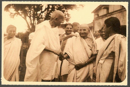 AOP India full back pictorial 50p Gandhi postal card GANDHI 