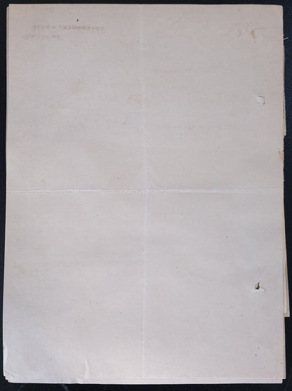 AOP India Correspondence : Assam Flood Relief Fund Donation 1929