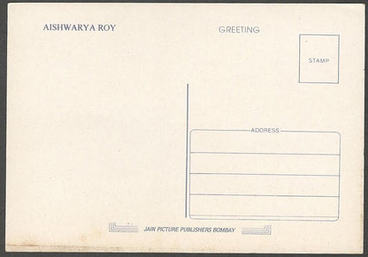 AOP India Bollywood vintage postcard AISHWARYA RAI