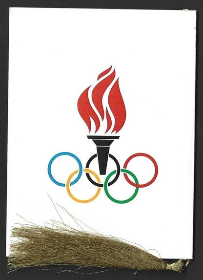 India 2024 Paris Olympics souvenir with 2012 London, UK Olympics cachet