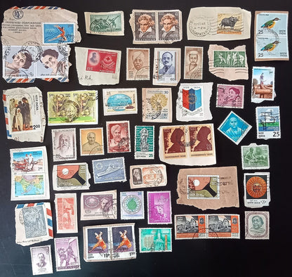 India unpicked on paper commemorative mix (200)