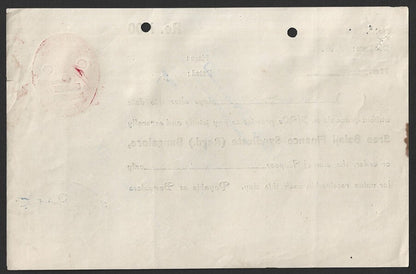 India Government of Mysore HUNDI (Promissory Notes) 0.50R, 1R, 5R & 10R