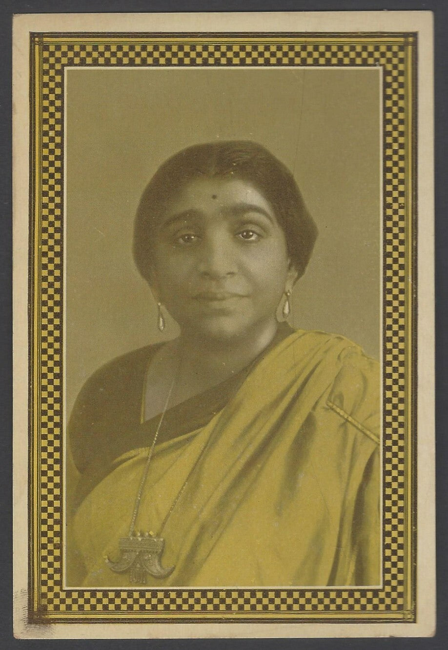 AOP India vinatge patriotic postcard Frredom Fighter Kamala Devi Chattopadhyay