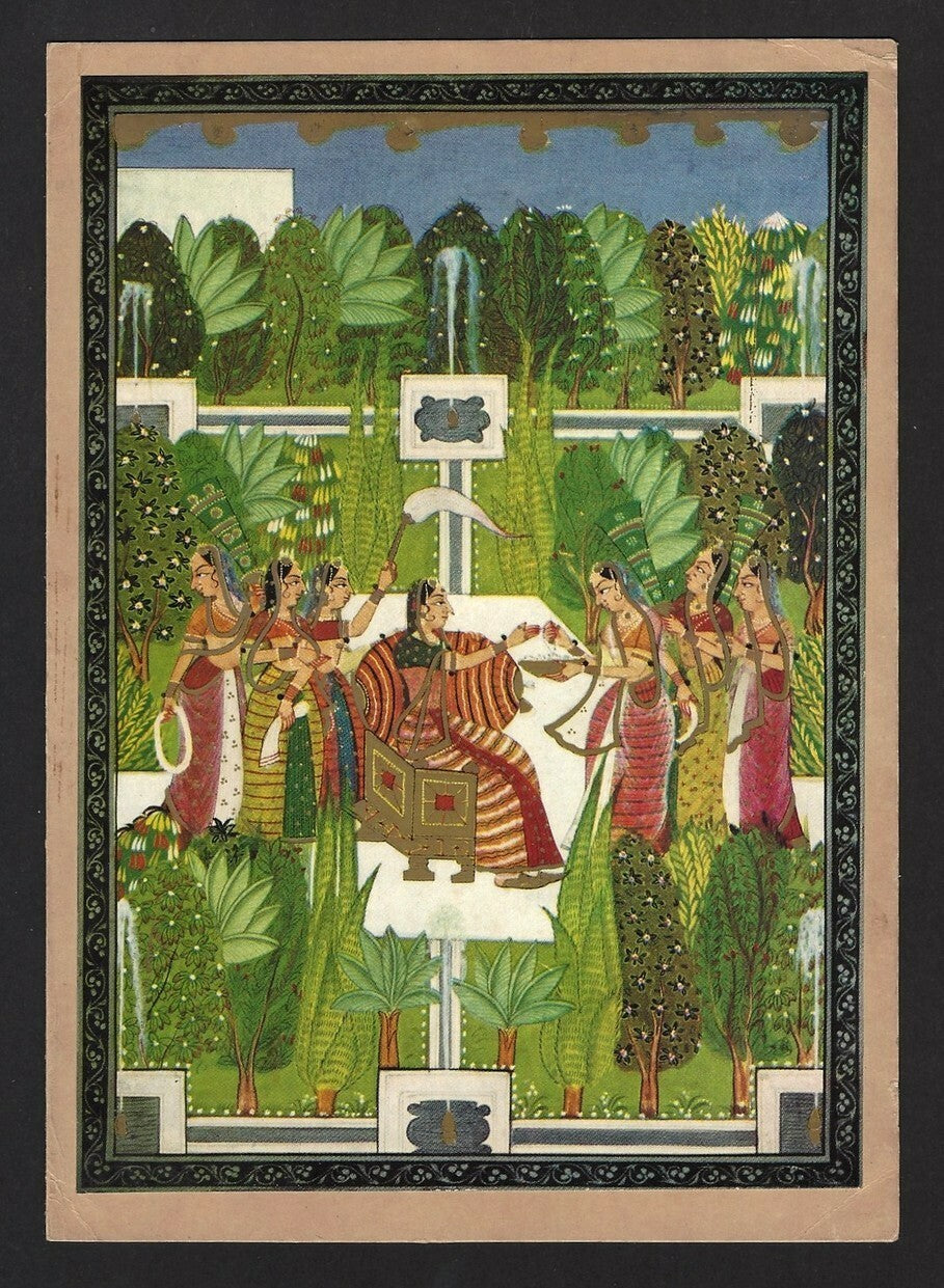 India vintage artistic prints, etc (5)