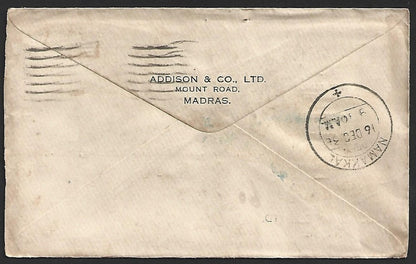 (AOP) India KGV 1936 RONEO STEEL FILING CABINETS advertisement cover