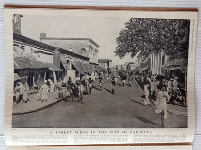 INDIAN PICTORAL EDUCATION 1929.30 Voll.1 No.5 Temples, Rivers,Salt, Dancing Girl