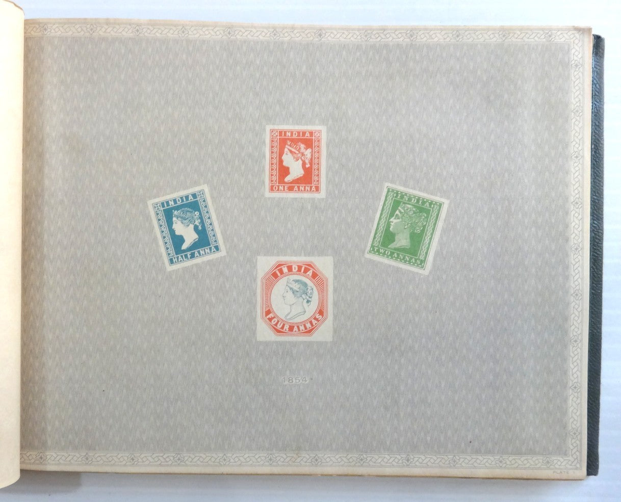 India 1954 Stamp Centenary SOUVENIR ALBUM reproducing all stamps of the century