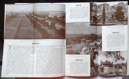 India & Burma 1930s tourism promotional booklet