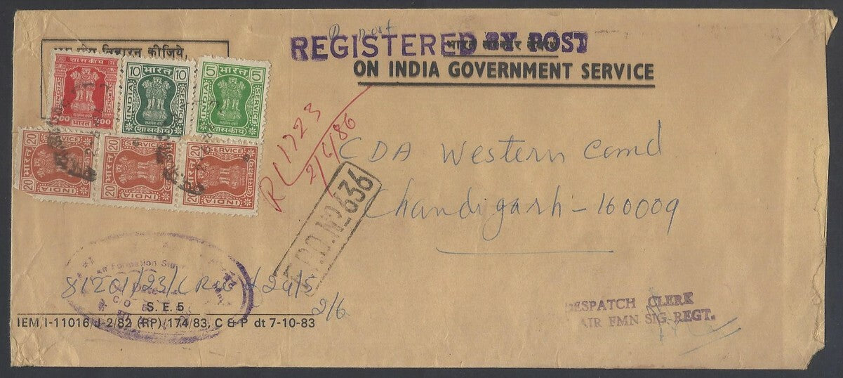 AOP India registered FPO covers 1980s (9)
