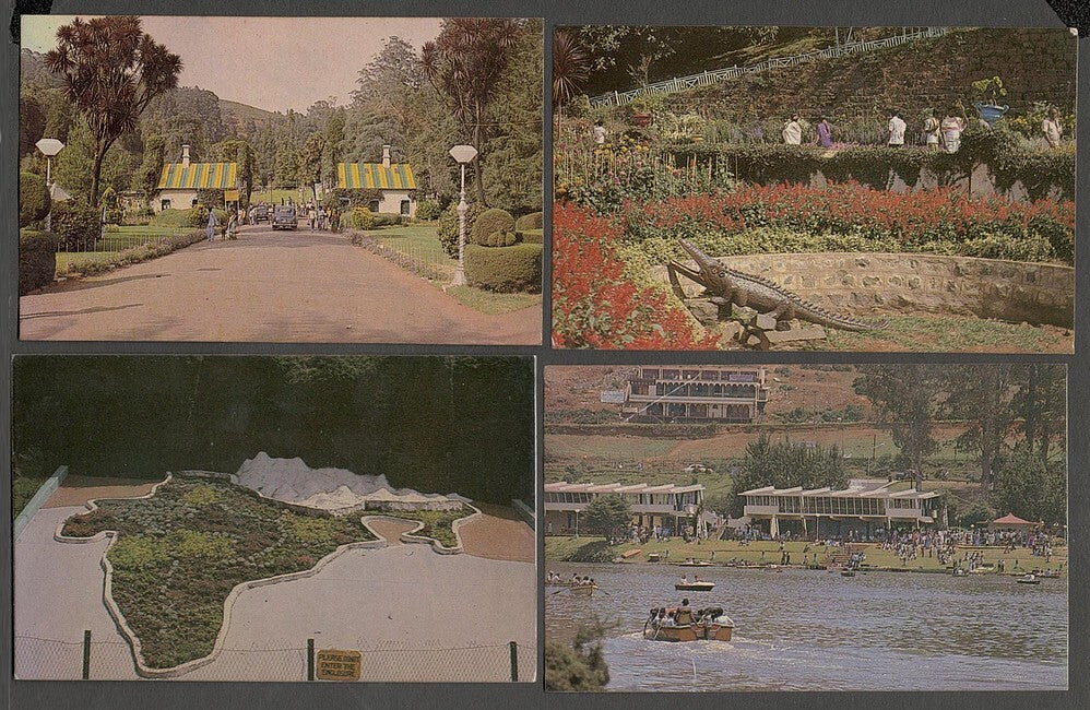 AOP India OOTY vintage postcards (10)
