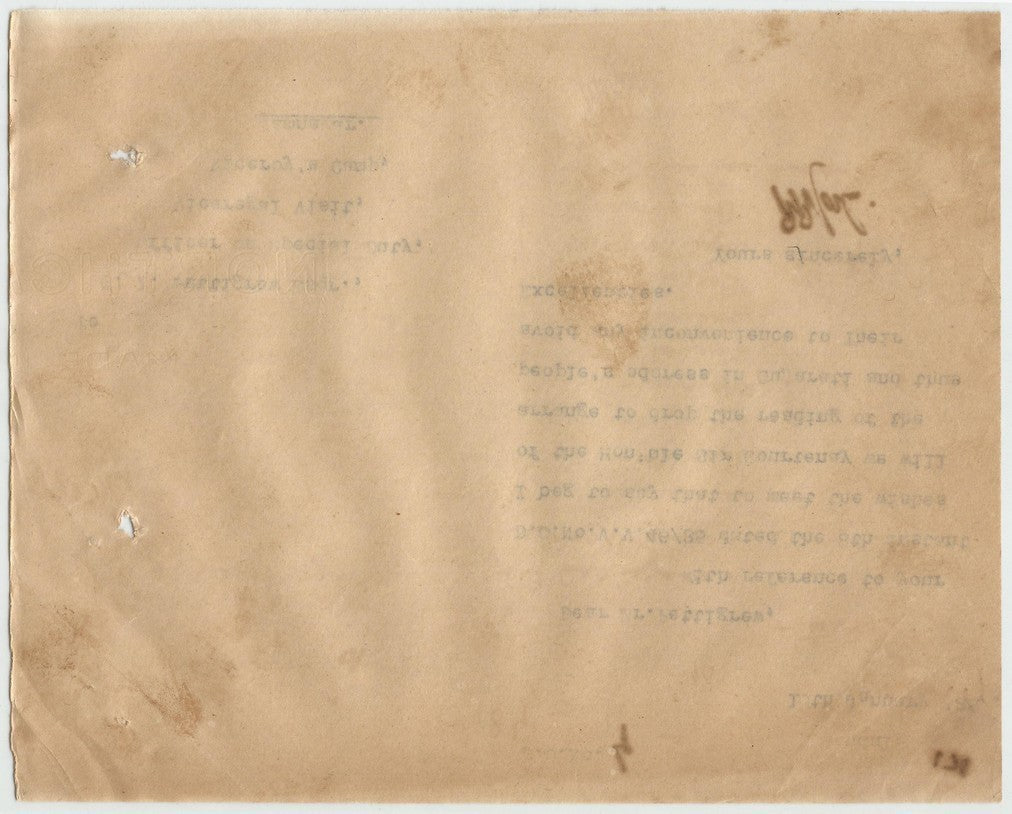 India 1936 Viceroy’s Camp Junagadh OSD telegram etc