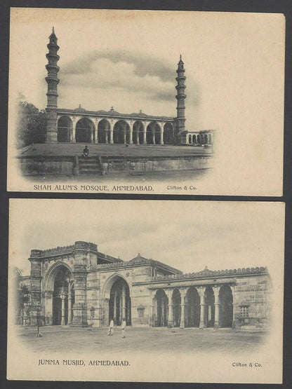 India Ahmedabad vintage UB postcards Clifton & Co. (4)