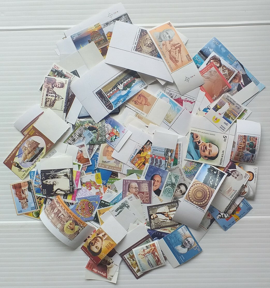 AOP India collection / accumulation of 5 Rupee commemoratives MNH (362)