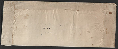 India Patiala State KGV 1a carmine x 4 on registered cover BASSI