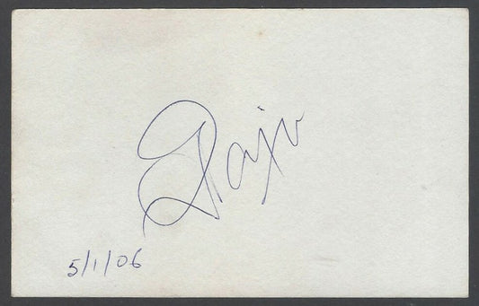 AOP India CRICKET Raju Mukherjee Bengal Cricket Captain signed autograph card