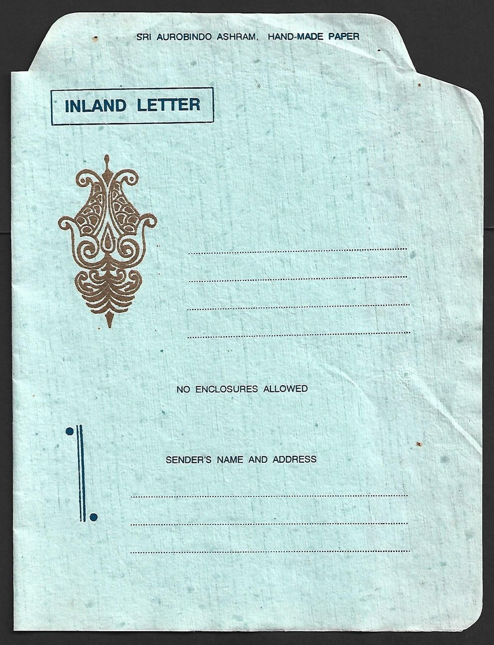 AOP India Sri Aurobindo Ashram vintage stationery (10)
