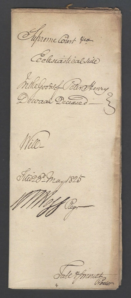 AOP India 1825 Supreme Court, Fort Williams, Calcutta document