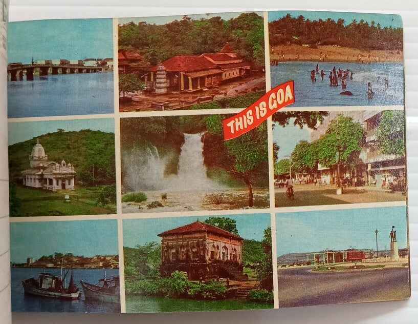 AOP India Damsan GOA souvenir booklet of 10 postcards 