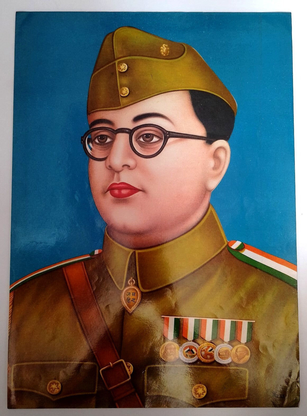AOP India Patriotic poster SUBHAS CHANDRA BOSE 31x44cm R