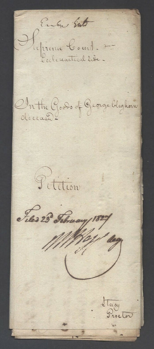 AOP India 1827 Supreme Court, Fort Williams, Calcutta document