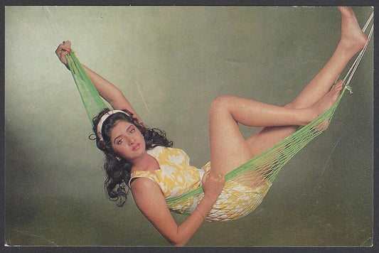 AOP India Bollywood vintage postcard DIVYA BHARTI
