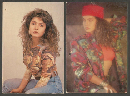 Bollywood postcards POOJA BHAT x 4 different