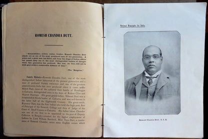 A National Biography of India Volume 1 1911 DAMAGED COVER 10 plates