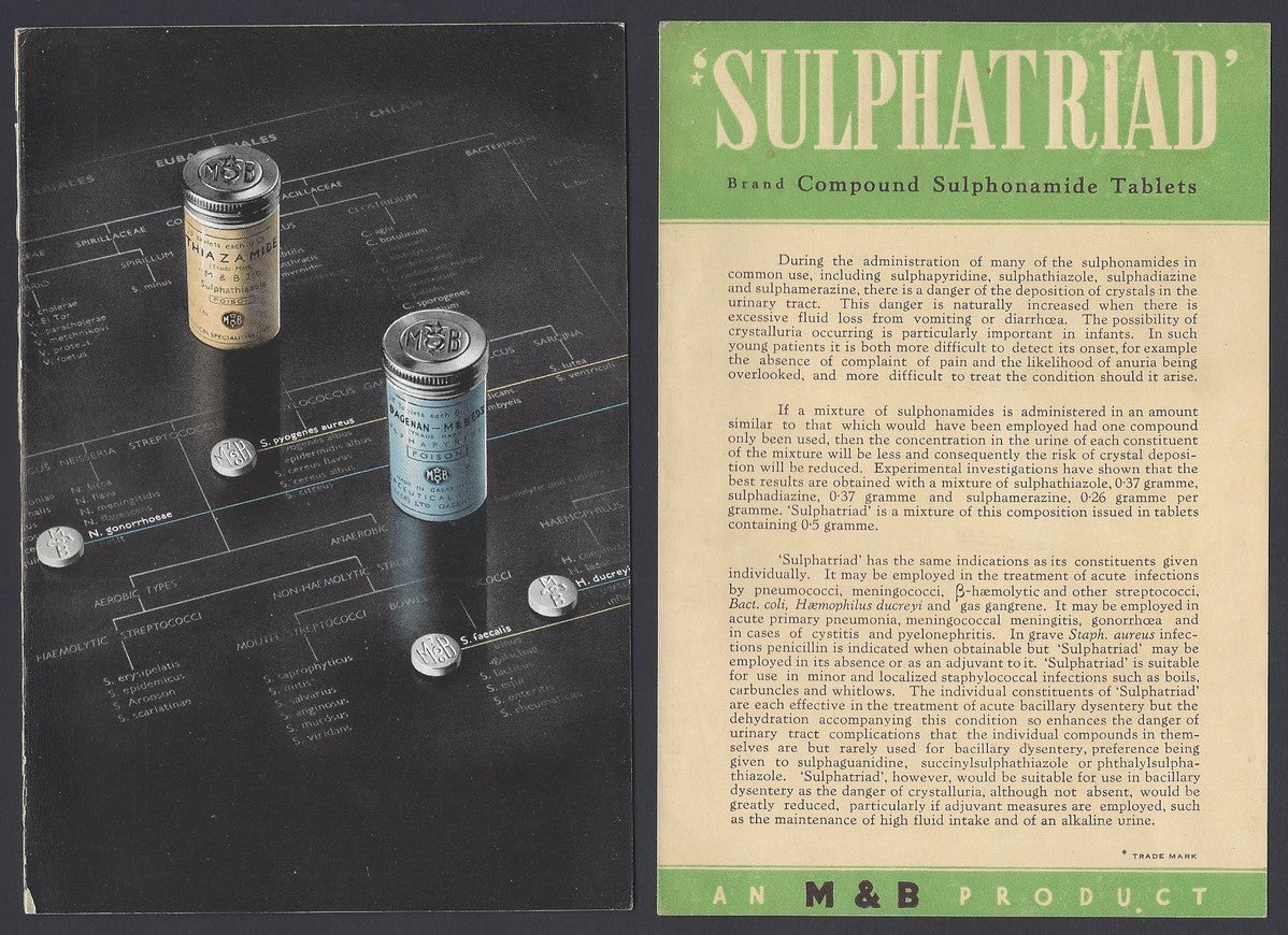 India 1940s to 1950s MAY & BAKER medical advertisement brochures (13) ZAZ