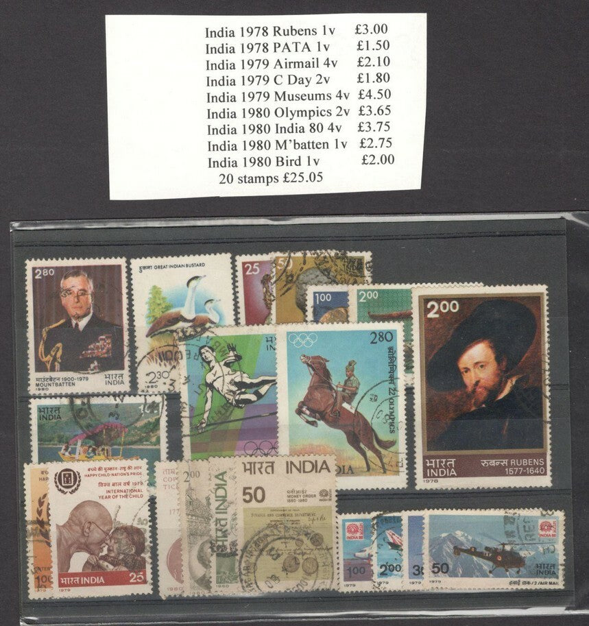 India 1951-2008 used & MNH collection SCV $434.25+++