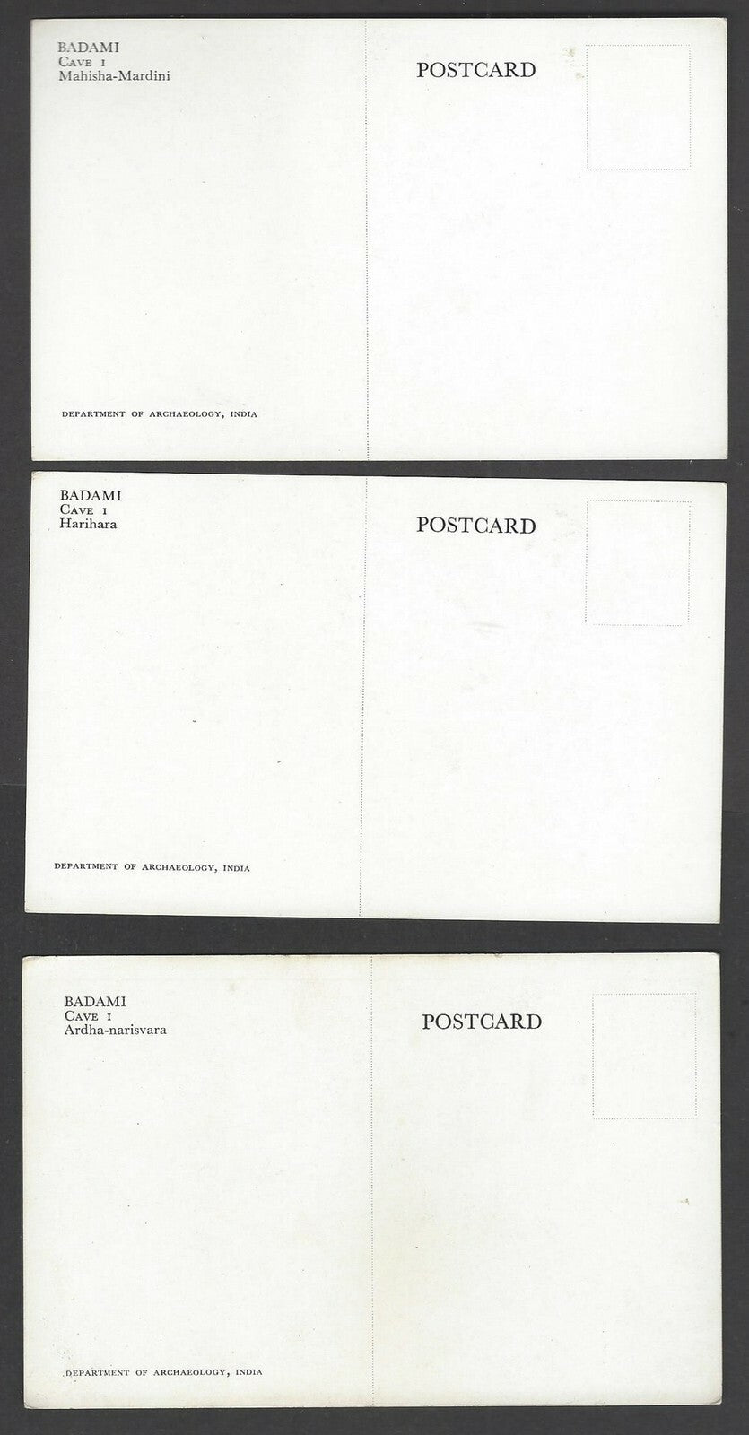 India Badami vintage postcards (11)