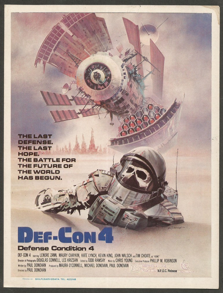 DEF CON 4 1985/86  India press card Paul Donovan